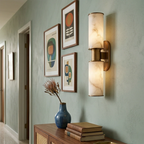 Harlin 2-Light Wall Sconce in Alabaster