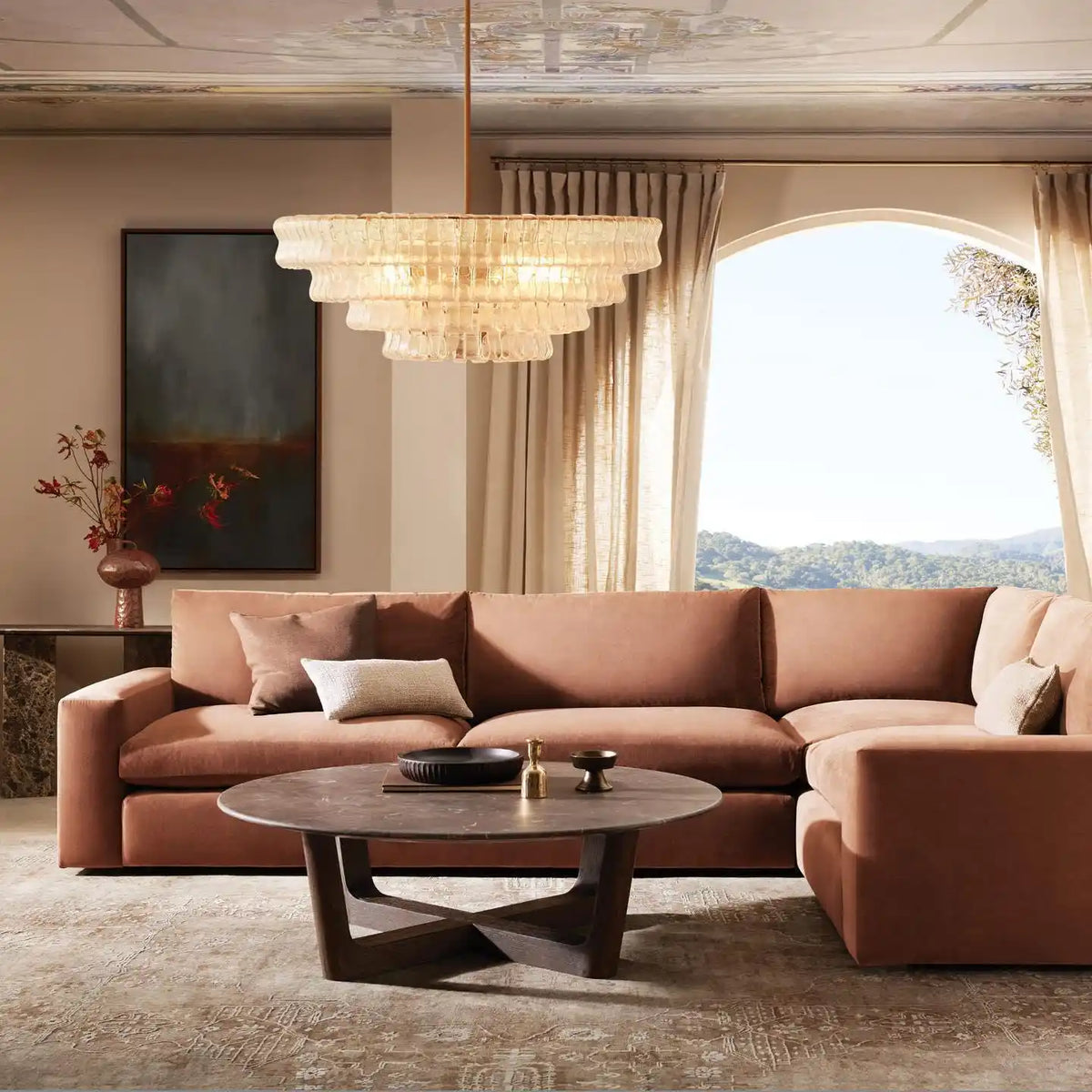 Ghiaccio Round Chandelier