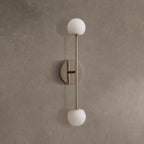 Girouette Alabaster Double Wall Sconce