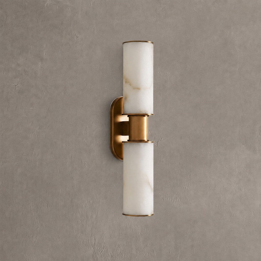 Harlin 2-Light Wall Sconce in Alabaster