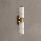 Harlin 2-Light Wall Sconce in Alabaster