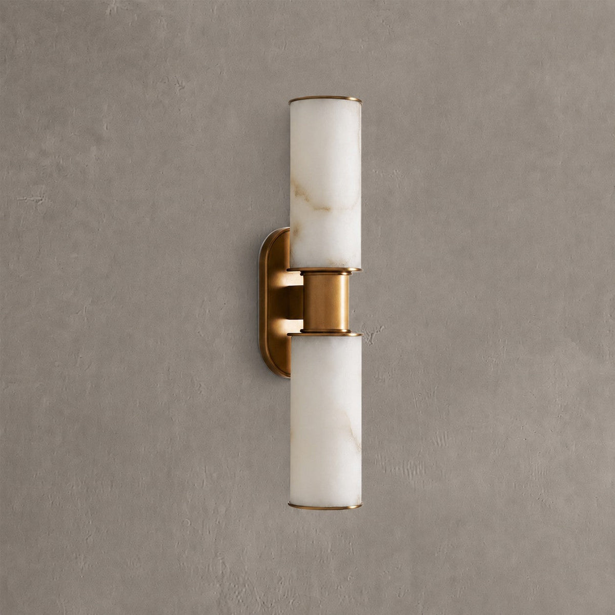Harlin 2-Light Wall Sconce in Alabaster