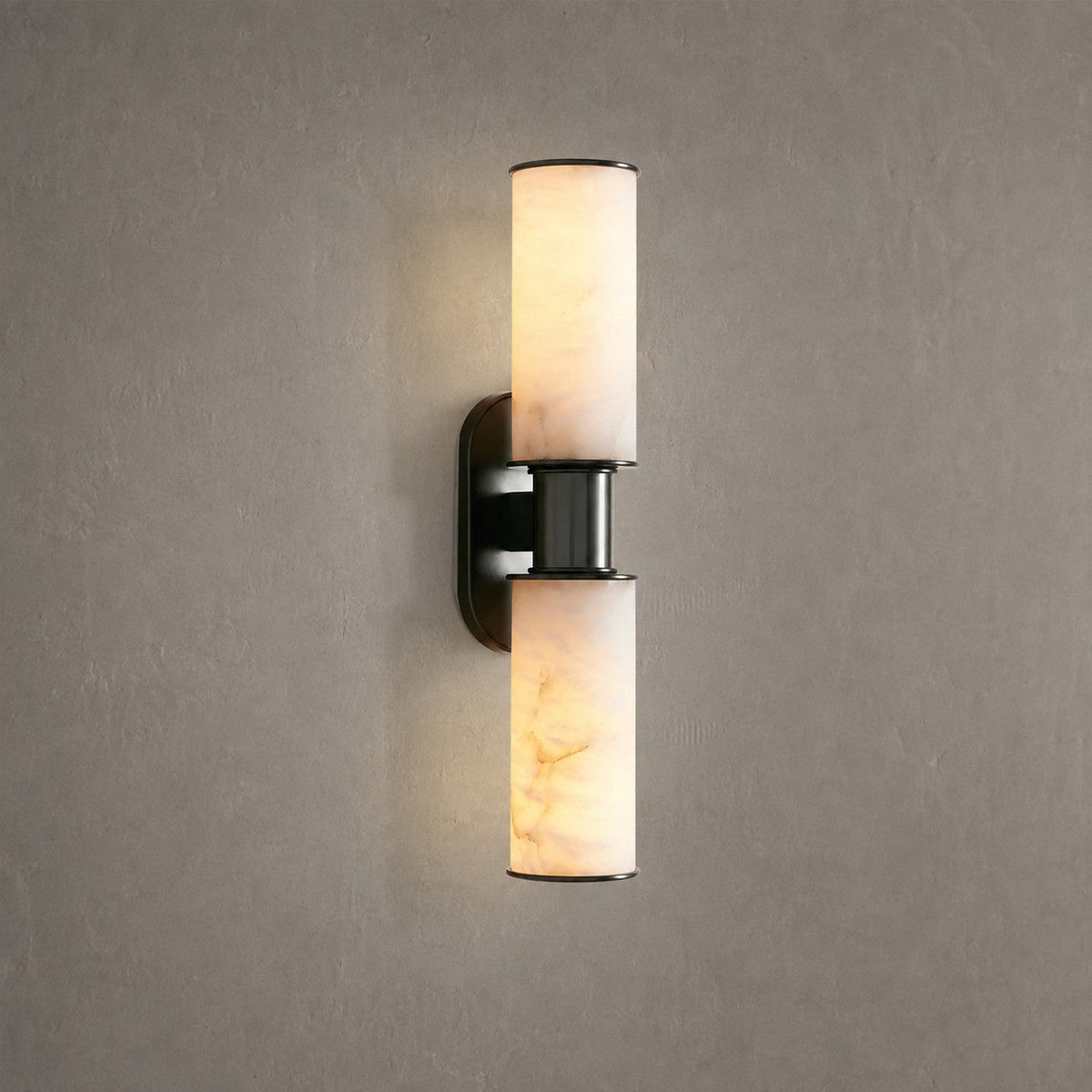 Harlin 2-Light Wall Sconce in Alabaster