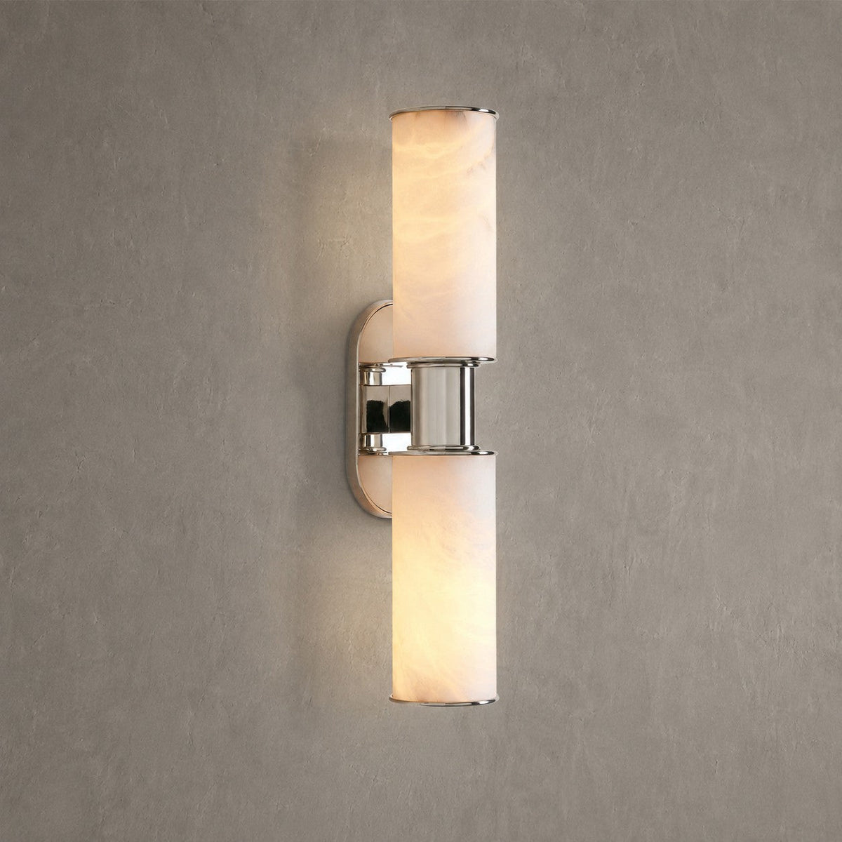 Harlin 2-Light Wall Sconce in Alabaster