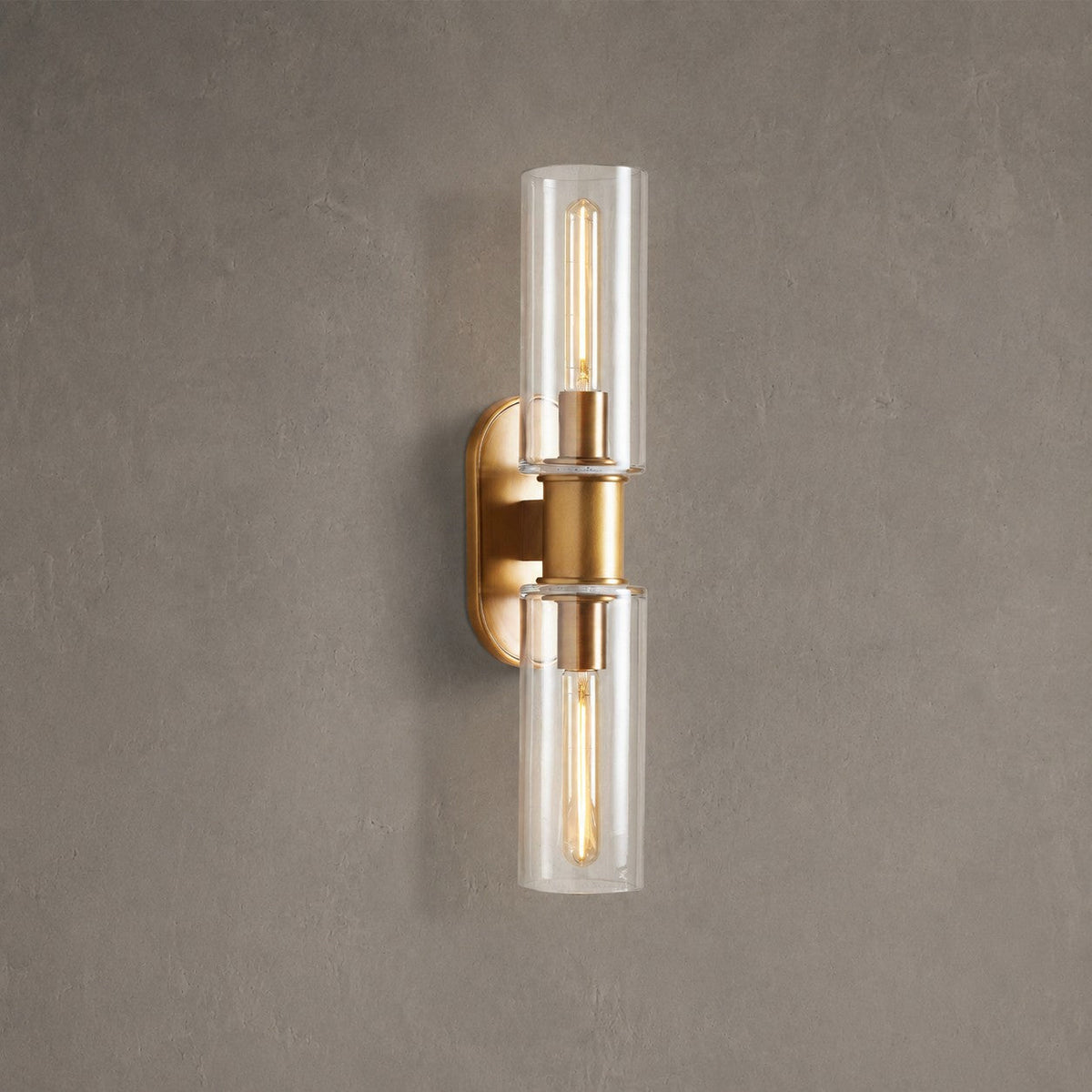 Harlin 2-Light Wall Sconce in Clear