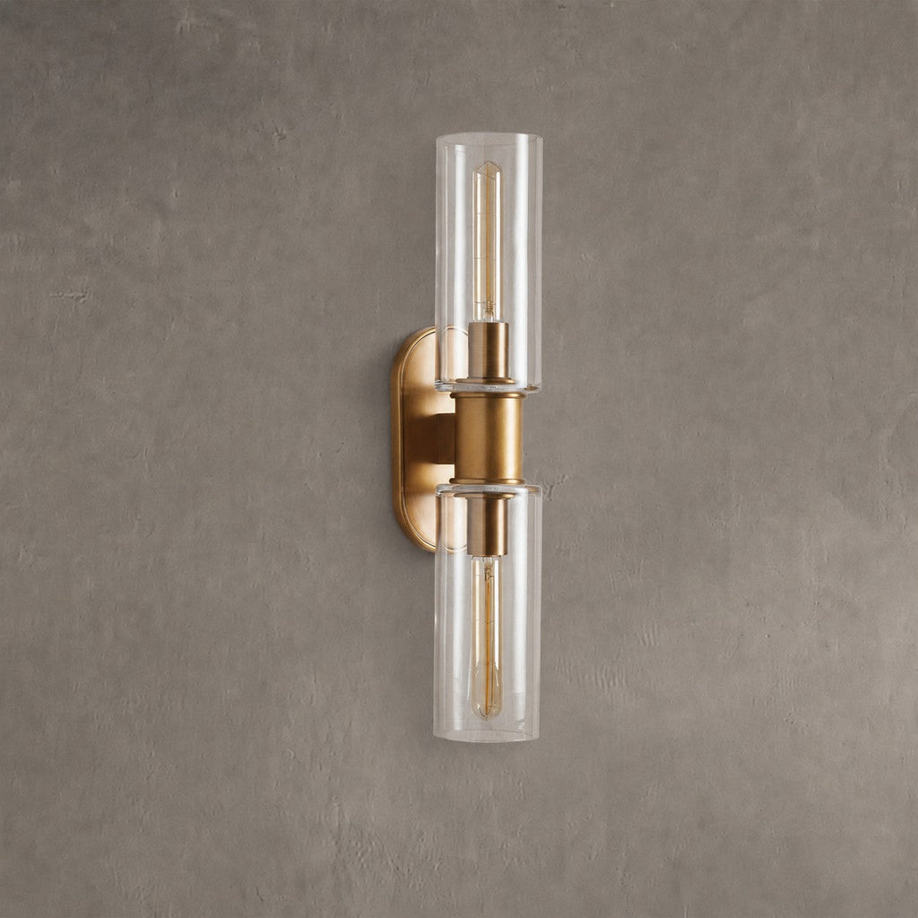 Harlin 2-Light Wall Sconce in Clear