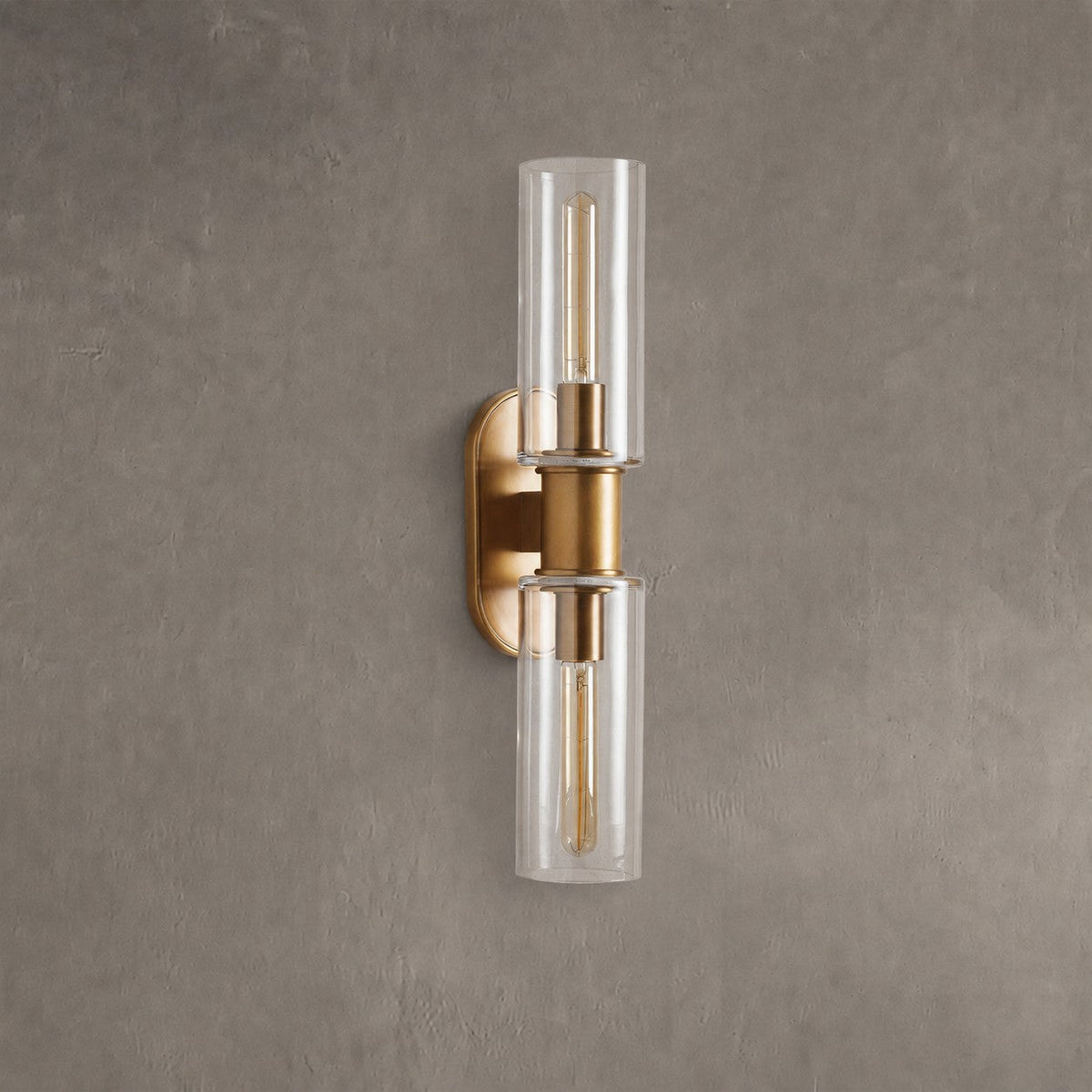 Harlin 2-Light Wall Sconce in Clear