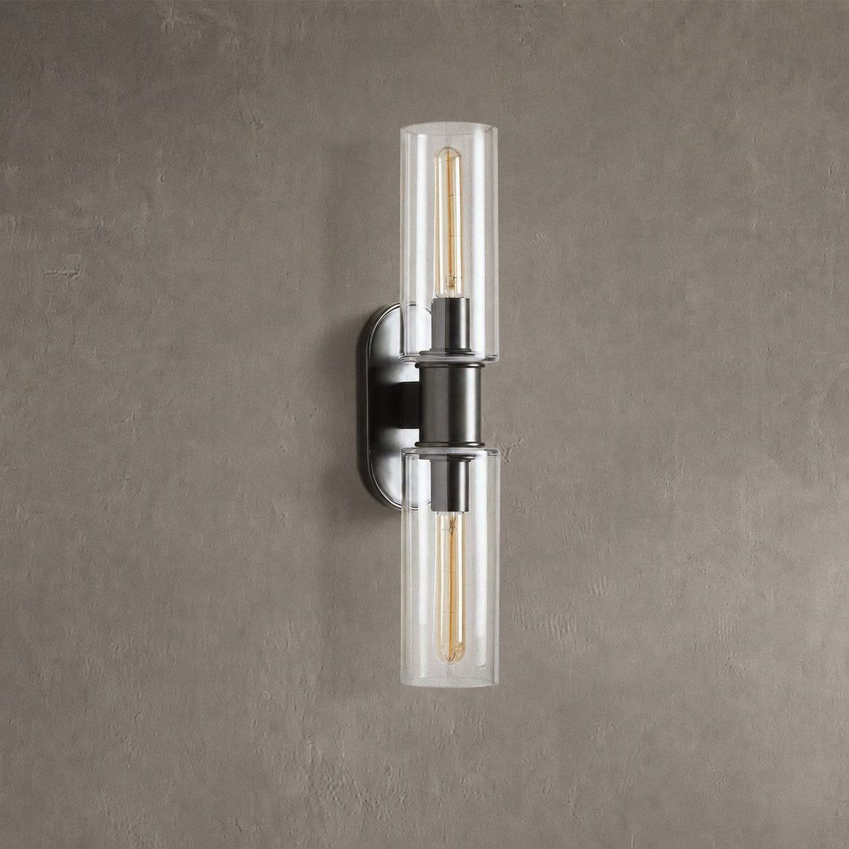 Harlin 2-Light Wall Sconce in Clear