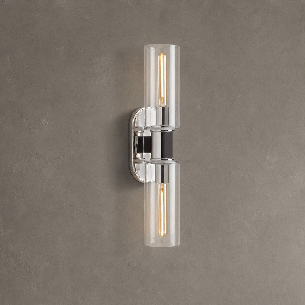 Harlin 2-Light Wall Sconce in Clear