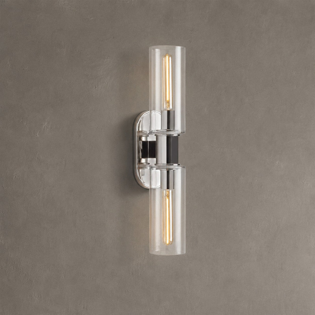 Harlin 2-Light Wall Sconce in Clear