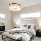 Leyland Crystal Round Chandelier