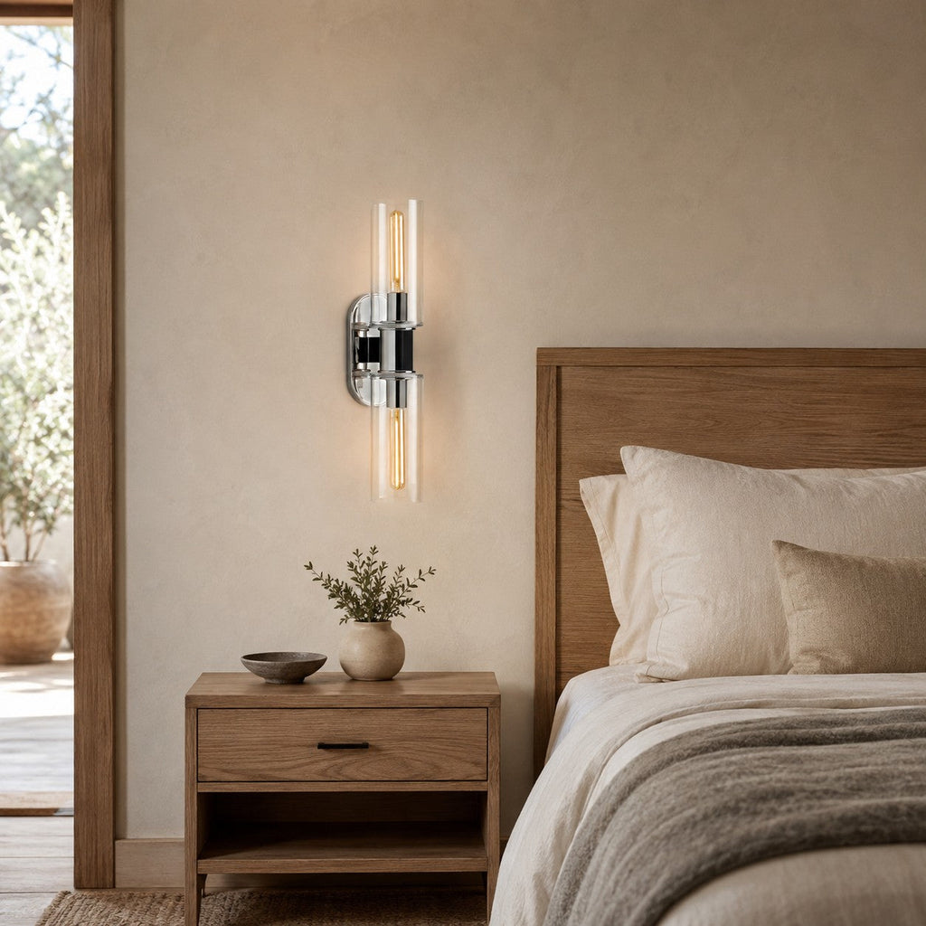 Harlin 2-Light Wall Sconce in Clear