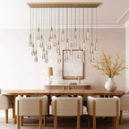 Soltaire Linear Chandelier 37"50"70"87"120"