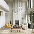 Soltaire Round Chandelier 17" 24" 36“48‘’ 58“