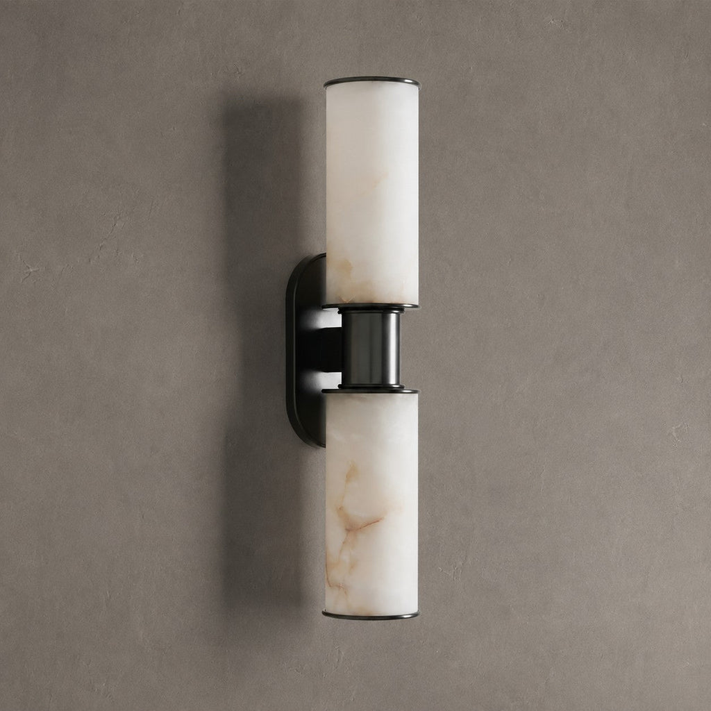 Harlin 2-Light Wall Sconce in Alabaster