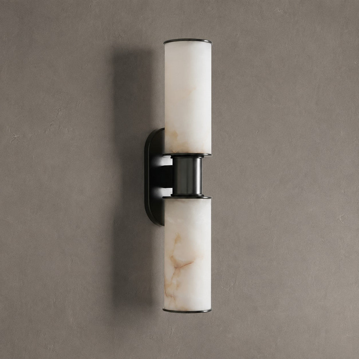 Harlin 2-Light Wall Sconce in Alabaster